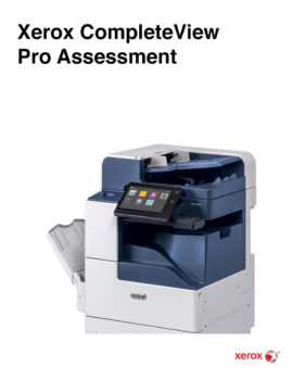 CompleteView Pro, Assessment, Xerox, Office Automation Solutions